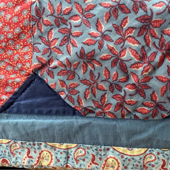 Vintage Patchwork Quilt Set with Pillow Shams - Full Queen Americana w/Shams - Picture 2 of 8